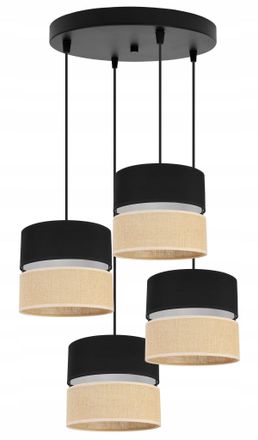 OEM L&aacute;mpara Colgante, L&aacute;mpara De Techo, Pantalla 20cm, Negra