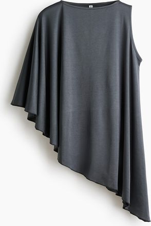 H&M Asymmetrisches Cape-Top - Grau