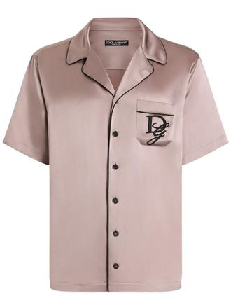 Dolce & Gabbana Camicia con ricamo - Rosa