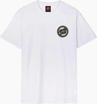 Santa Cruz Mens Santa Cruz Mens Loco Dot Short Sleeve T-Shirt - White - Size: 40