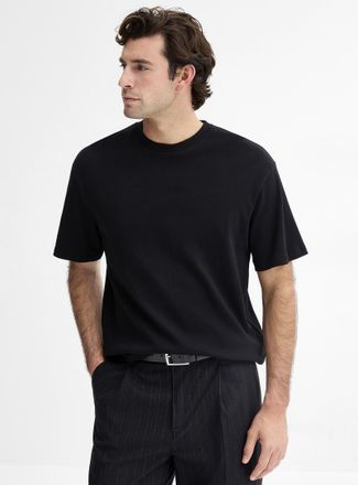 Le 31 Mens Brushed-jersey T-shirt Comfort fit