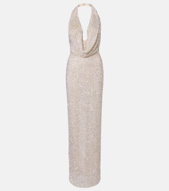 Rachel Gilbert Sequined gown