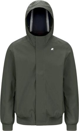 K-Way Joachim Bonded Jacket - Heren - Zomerjassen - Groen - S - Leer - Jassen
