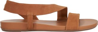 Dune London Dames/Dames Lucina Leren Platte Sandalen (Tan)