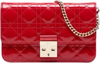 Dior Pre-owned Shoulder Bags, female, Red, Size: ONE SIZE Pre-owned Miss Promenade Crossbody Bag