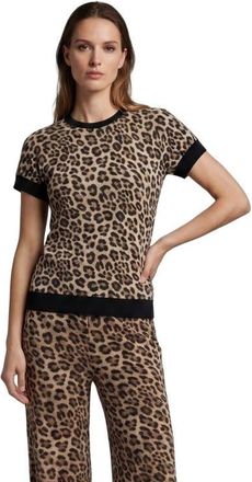 Lords of Harlech Leopard Womens Knit Sweater in Leopard Brown at Nordstrom, Size Xx-Large