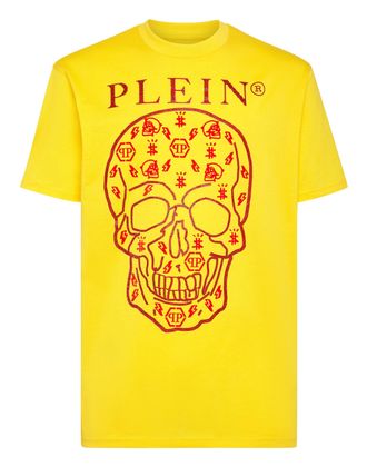 Philipp Plein T-shirt Round Neck SS with Crystals