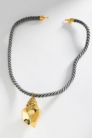 Timeless Pearly Corded Shell Necklace