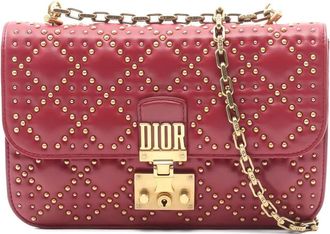 Dior Borsa a spalla con catena anni 2000 - Rosso