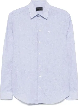 Emporio Armani Camicia a righe - Blu
