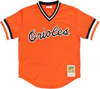 Mitchell & Ness T-shirt MLB Orioles 1988 Cal Ripken Jr - Arancione