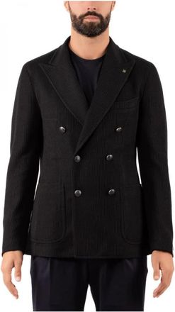 Tagliatore Blazer - Heren - Blazers - Zwart - XL - Wol - Jassen