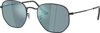 Ray-Ban RB3548N Hexagonal 002/8O Mens Sunglasses Black Size 51