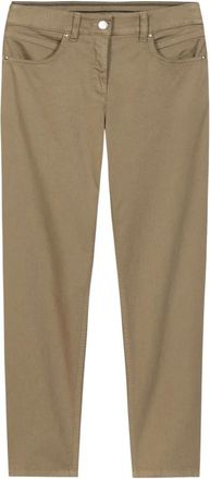 Luisa Cerano High-Stretch-Colour-Denim - Dames - Slim Fit Jeans - Bruin - M - Denim - Jeans