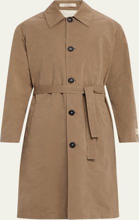 Massimo Alba Mens Mustang Belted Rain Coat