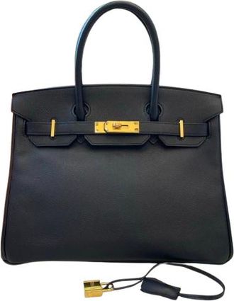 Herm&egrave;s Black Epsom Birkin 30