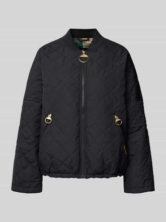 Barbour Steppjacke mit Rei&szlig;verschlusstaschen Modell EMLYN in Black, Gr&ouml;&szlig;e 46
