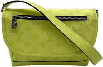 Louis Vuitton Lemon Yellow Coated Canvas Shoulder Bag (Pre-Owned)