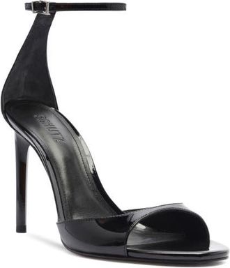 Schutz Scarlett Ankle Strap Sandal in Black at Nordstrom, Size 5.5
