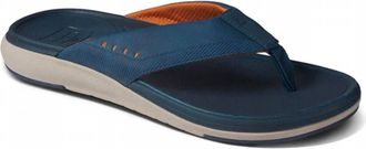 Reef Mens Cushion Norte Flip Flops In Deep Depths/sienna