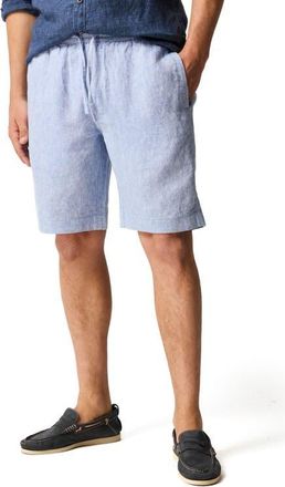 Rodd & Gunn Linen Shorts in Denim at Nordstrom, Size Xxx-Large