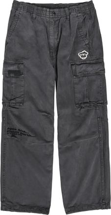 Aape By A Bathing Ape elasticated-waist cargo trousers - Grey
