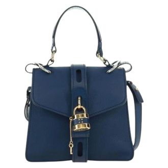 Chlo&eacute; Pre-owned Mini Bags, female, Blue, Size: ONE SIZE Pre-owned Aby Day Bag