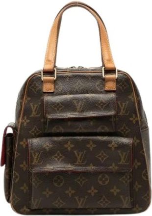 Louis Vuitton Pre-owned Excentri-Cite Handbag - Dames - Vintage Handtas - Bruin - ONE Size - Vintage
