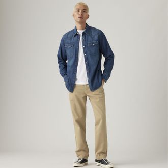 Levi's XX Authentic Relaxed Chinos - Mens - 28X32 - Neutral / Sand Khaki Auth Gd
