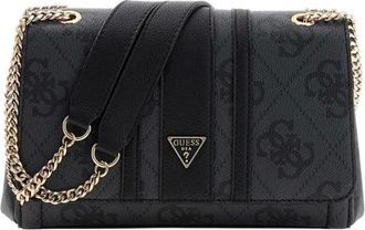 Guess Tassen, Dames, Grijs, ONE Size, Leer, Noelle II Convertible Crossbody Flap