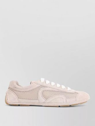 Prada stylish sneakers with mesh and suede design