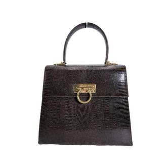 Ferragamo Leather Handbag (Pre-Owned)