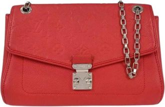 Louis Vuitton Pre-owned Shoulder Bags, female, Red, Size: ONE SIZE Pre-owned Saint Germain Handbag