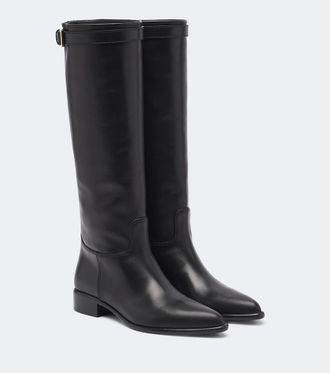 Prada Leather knee-high boots