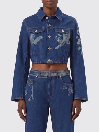 Jean Paul Gaultier Giacca crop di jeans