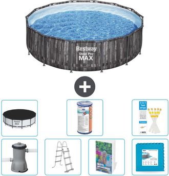 Bestway Piscina Bestway Steel Pro Max Redonda - 427x107 Cm - 8-piezas S602