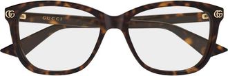 Gucci Glasses, female, Brown, Size: 52 MM Eyeglasses