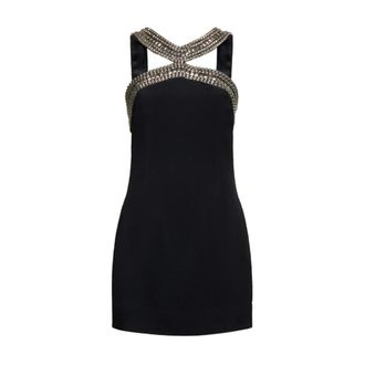 John Richmond Korte jurk met juweeldetails - Dames - Korte kleedjes - Zwart - L - Kleedjes