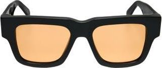 Retro Superfuture 50mm Square Sunglasses in Black at Nordstrom Rack