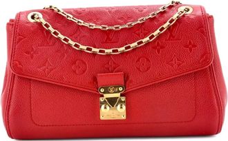 Louis Vuitton Borsa a spalla Saint Germain PM in pelle Empreinte con monogramma - Rosso