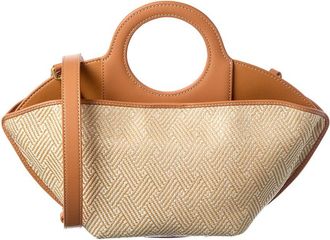 J.McLaughlin J. McLaughlin Tropezienne Leather-Trim Tote