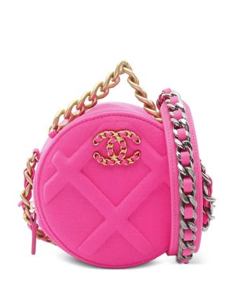 Chanel 2019 interlocking-CC tote bag - Pink