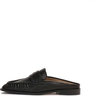 Kazar Schoenen, Dames, Zwart, 37 EU, Leer, Zwarte loafers-stijl muilezels