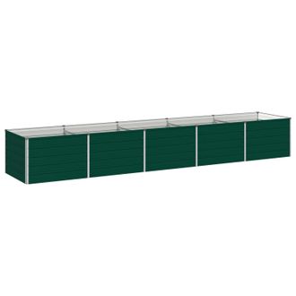 vidaXL Cama De Jard&iacute;n Elevada Verde 400 X 80 X 55 Cm Vidaxl