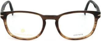 David Beckham Db 1064 Rectangular Gradient Brown Acetate Eyeglasses