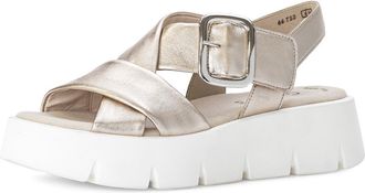 Gabor Platform Wedge Sandal in Puder at Nordstrom, Size 7.5Us