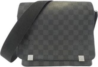 Louis Vuitton Pre-owned Cross Body Bags, male, Gray, Size: ONE SIZE Pre-owned Vintage Shoulder Bag
