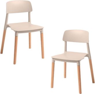 Regalos Miguel Packs Sillas Comedor - Pack 2 Sillas Estin - Beige