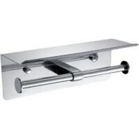 OEM Estante Doble De Pared De Acero Inoxidable Para Tel&eacute;fono Y Soporte Para Papel Higi&eacute;nico Para Ba&ntilde;o, Oficina Y Hoteles - Crezuo