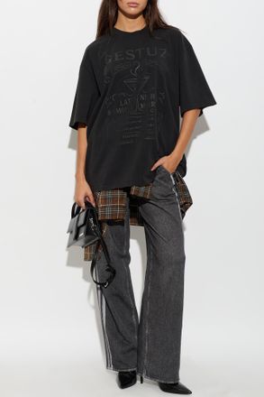 Rag & Bone Straight-leg Trousers, Womens, Black